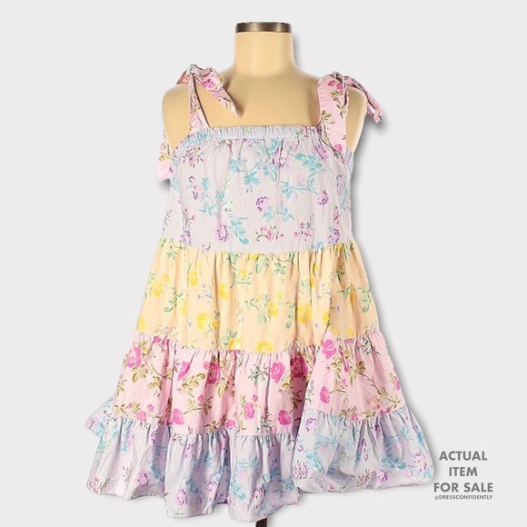 LOVESHACKFANCY x TARGET Jeanne Floral Mini Dress - Picture 6 of 8